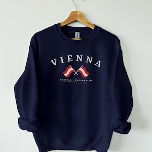 Vienna Austria Sweatshirt, Vienna Austria, Österreich, Österreich Shirt, Austria shirt, Austria Flags, Austria style, National Flags, Wien