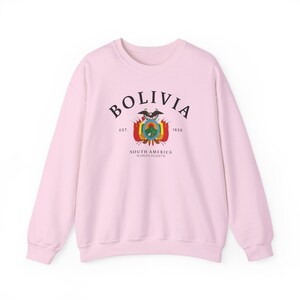 Suéter Bolívia, Camisa Bolívia, Camisa América do Sul, Moletom Macio e Confortável, Presente Bolívia, Bolívia América do Sul imagem 8