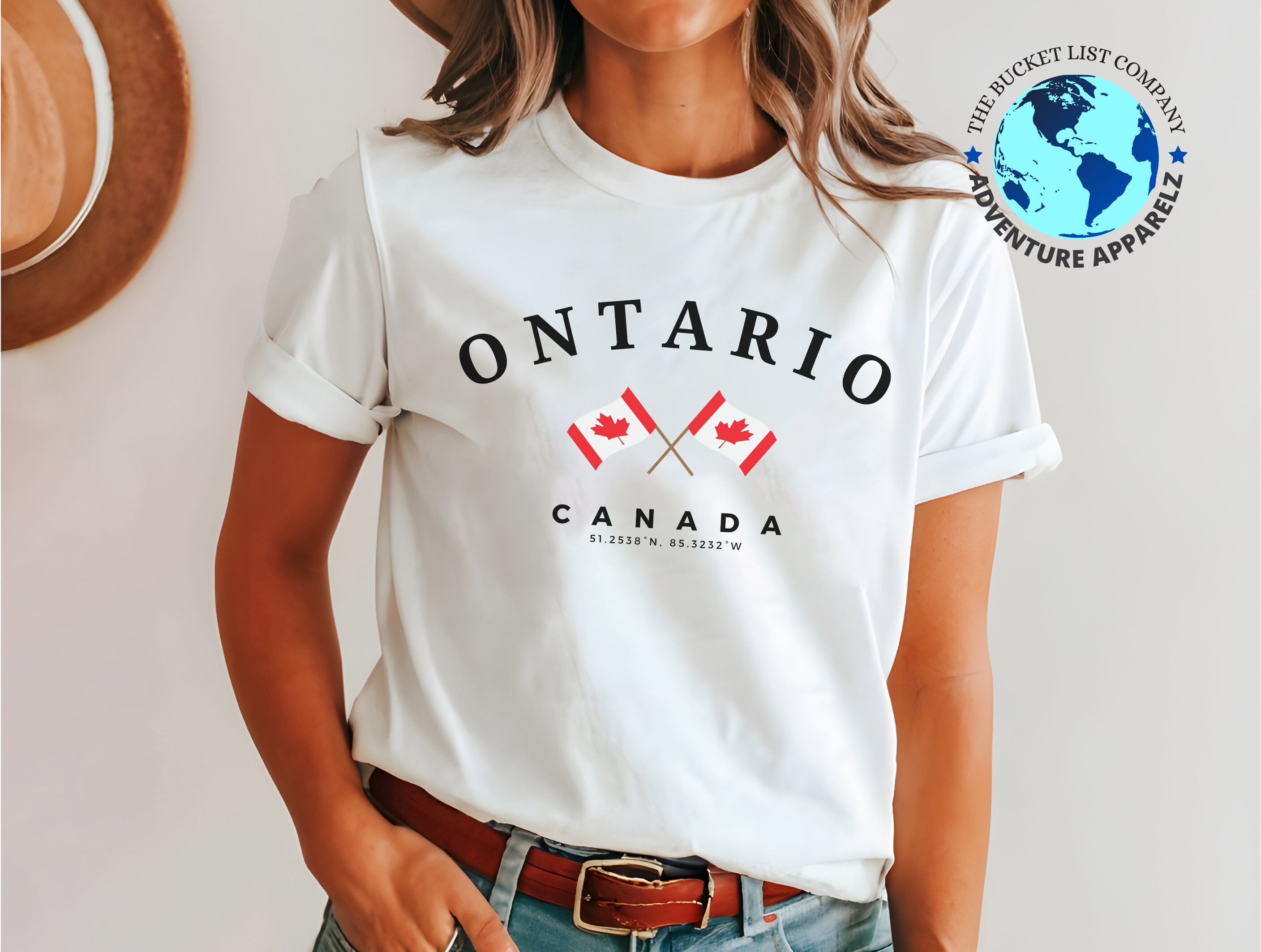 Ontario T-Shirt, Ontario Canada shirt, Canada Shirt, Ontario T-Shirt, Unisex t-shirt, North America, Canada Gift