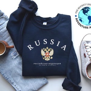 Russland Sweatshirt, Russland Souvenir, Russland Shirt, Unisex Sweatshirt, Russland Geschenk, Russland Sweatshirt, weich und bequem