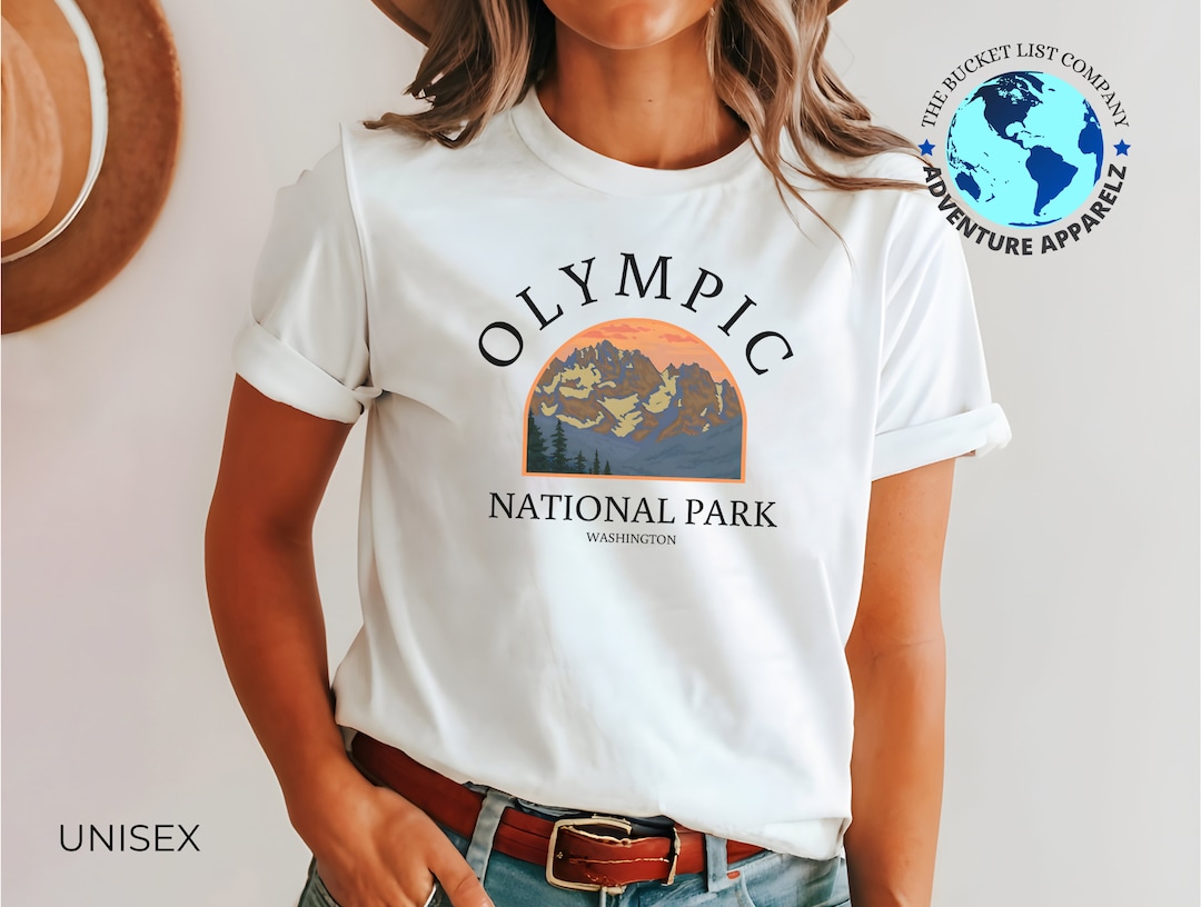 Olympic National Park T-shirt, Washington Souvenir, Olympic T-shirt ...