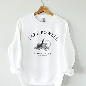 Lake Powell Sweatshirt, Unisex Pullover, Angeln, lange Ärmel, Naturliebhaber Sweatshirt, perfektes Geschenk, Angelverein, Bootfahren