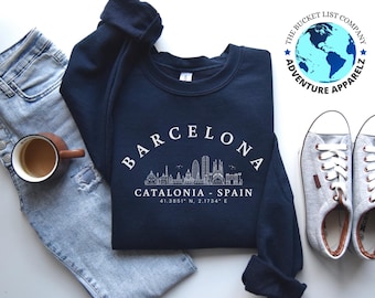 ヴィンテージ FC バルセロナ スウェットシャツ 刺繍ロゴ ブルー