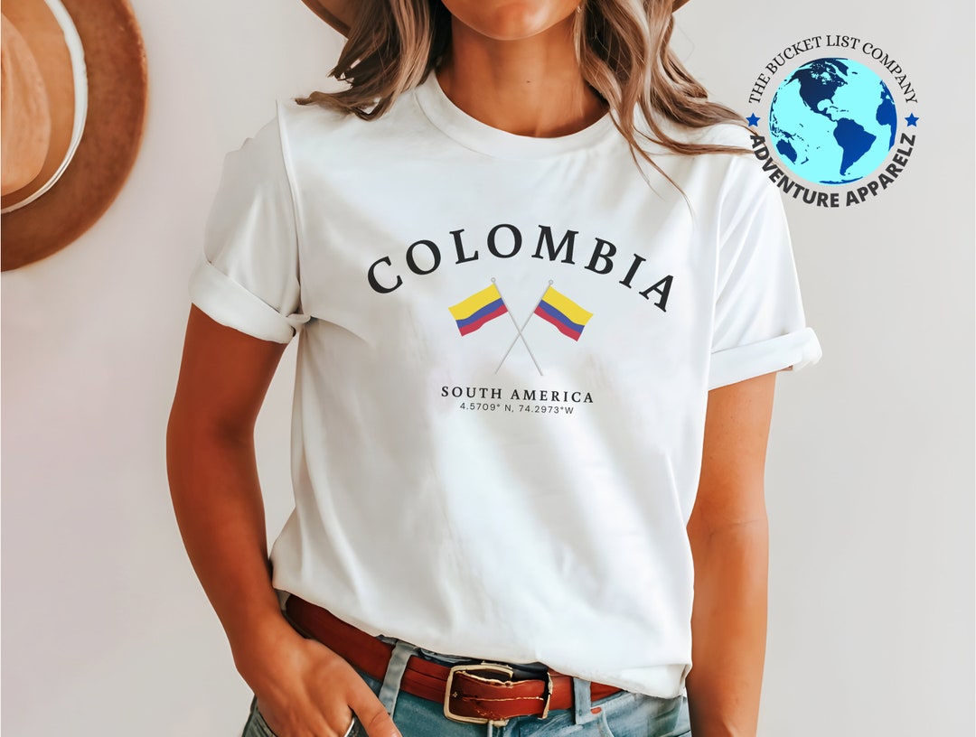 Colombia Tshirt, Colombia Souvenir, Colombia Gift, Unisex Tshirt