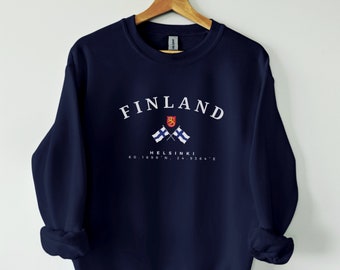 Finland Sweatshirt, Unisex trui, Helsinki, Fins, perfect cadeau, Scandinavische stijl, Finland shirt, Finse stijl, Finland shirt