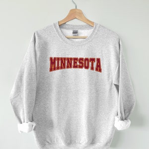 Minnesota Sweatshirt, Minnesota College style Unisex Sweater, Minnesota shirt, Minneapolis, Twin Cities sweatshirt, unisex gift