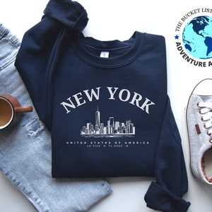 Sweat-shirt New York, chemise NYC, souvenir de New York, cadeau NYC, chemise New York, pull New York, sweat-shirt NYC