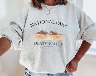 Death Valley Nationalpark Sweatshirt, Unisex Outdoor Pullover, Camping, Langarm, Naturliebhaber Sweatshirt, Kalifornien, perfektes Geschenk