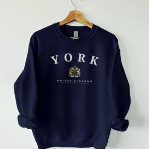 York Vereinigtes Königreich Sweatshirt, York England, York Hemd, York Minster England, England Hemd, The Great Britain, UK Hemd