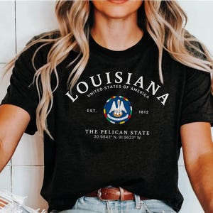 Louisiana Shirt, Louisiana State T-Shirt, Souvenir T-Shirt, Louisiana State Shirt, Unisex T-Shirt, Geschenk Shirt, übergroßes Shirt, Unisex T-Shirt