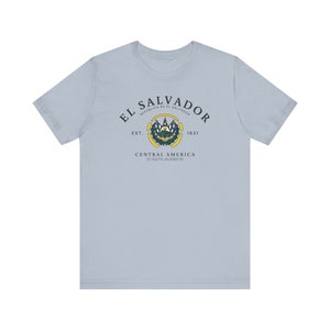El Salvador T-shirt, El Salvador shirt, Central America shirt, El Salvador shirt, El Salvador flag t-shirt, Unisex Comfortable T-Shirt image 5