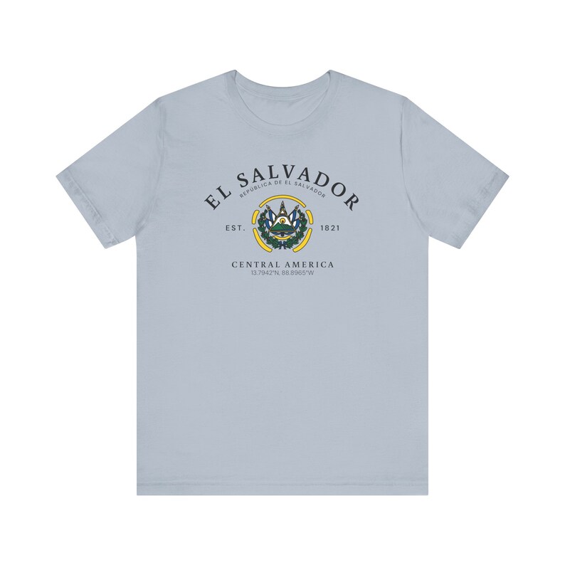 El Salvador T-shirt, El Salvador shirt, Central America shirt, El Salvador shirt, El Salvador flag t-shirt, Unisex Comfortable T-Shirt image 5