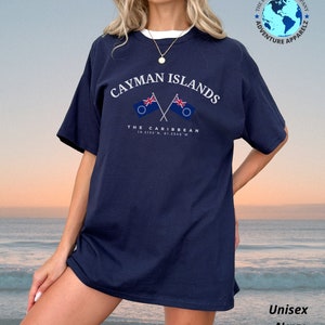 Die Kaimaninseln T-Shirt, Kaimaninseln, Karibik, Kaimanhemd, Unisex T-Shirt, Kaimaninseln Geschenk