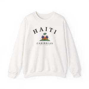 Haiti Sweatshirt, Haiti Shirt, Port-au-Prince Sweatshirt, Haiti Gift, Haiti Souvenir, Unisex Sweatshirt, Caribbean Sweatshirt image 2