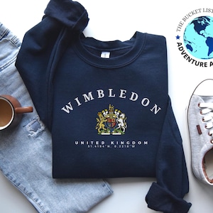 Wimbledon Sweatshirt, London Shirt, London Sweatshirt, Wimbledon Shirt, London Geschenk, England Shirt, Vereinigtes Königreich Geschenk