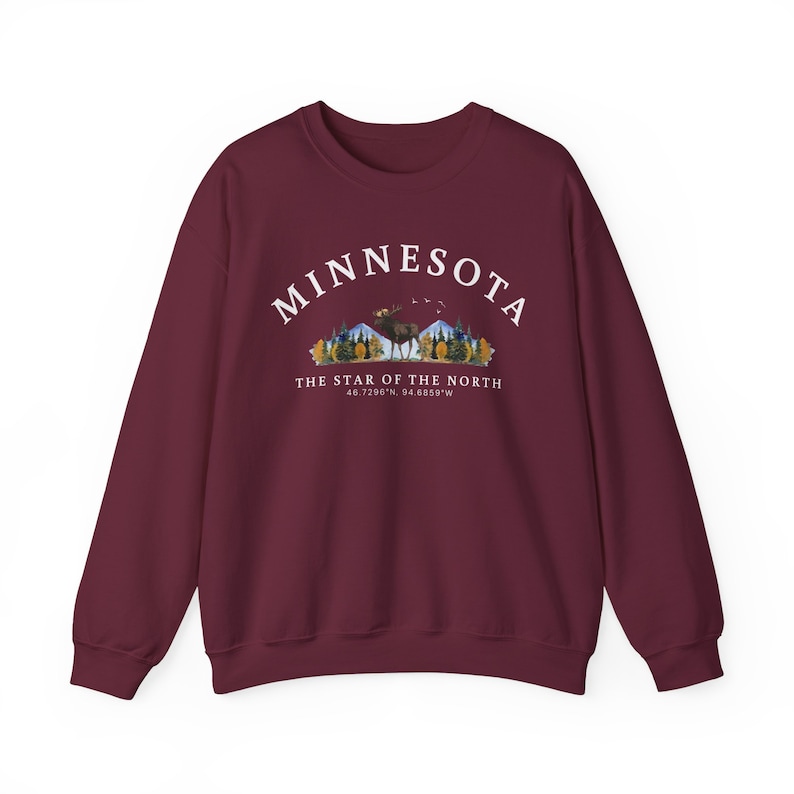 Minnesota Shirt, Minnesota Sweatshirt, Minnesota Wildnis, Minnesota Geschenk, Minnesota Weicher und bequemer Pullover Sweatshirt Bild 4