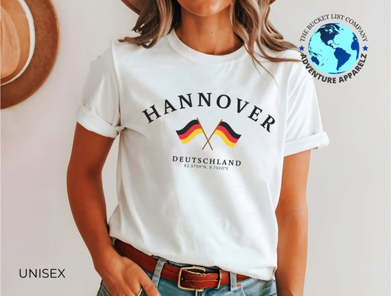 Maglietta Classica Donna Bandiera Germania - Cotone 100% Stile Retrò Con Colletto E Polsini A Contrasto
