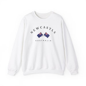 Newcastle Sweatshirt, Newcastle Australia, Newcastle shirt, Australia shirt, Australia flags, Newcastle Gift, New South Wales Australia image 2