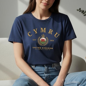 Camiseta Cymru, camiseta de Gales, camiseta Cymru, regalo galés, recuerdo de Gales, camiseta Cymru, camiseta unisex, camiseta de Gales