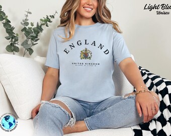 England T-Shirt, England Souvenir, England Shirt, Unisex T-Shirt, United Kingdom Tee, England Gift, UK Shirt