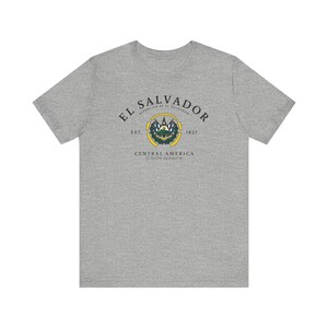 El Salvador T-shirt, El Salvador shirt, Central America shirt, El Salvador shirt, El Salvador flag t-shirt, Unisex Comfortable T-Shirt image 6