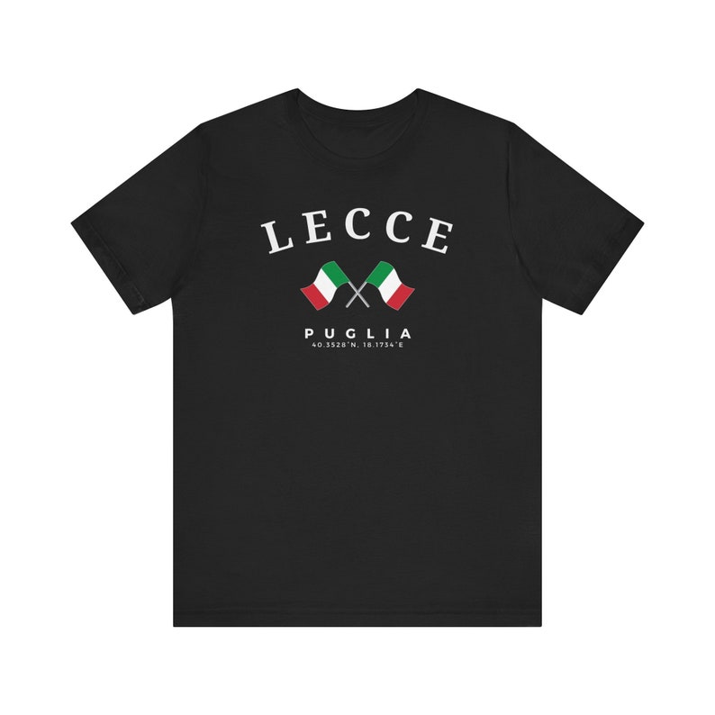 Lecce T-shirt, Lecce Italy, Lecce shirt, Italy flag t-shirt, Puglia gift, Lecce Unisex Comfortable T-Shirt, Puglia shirt image 2