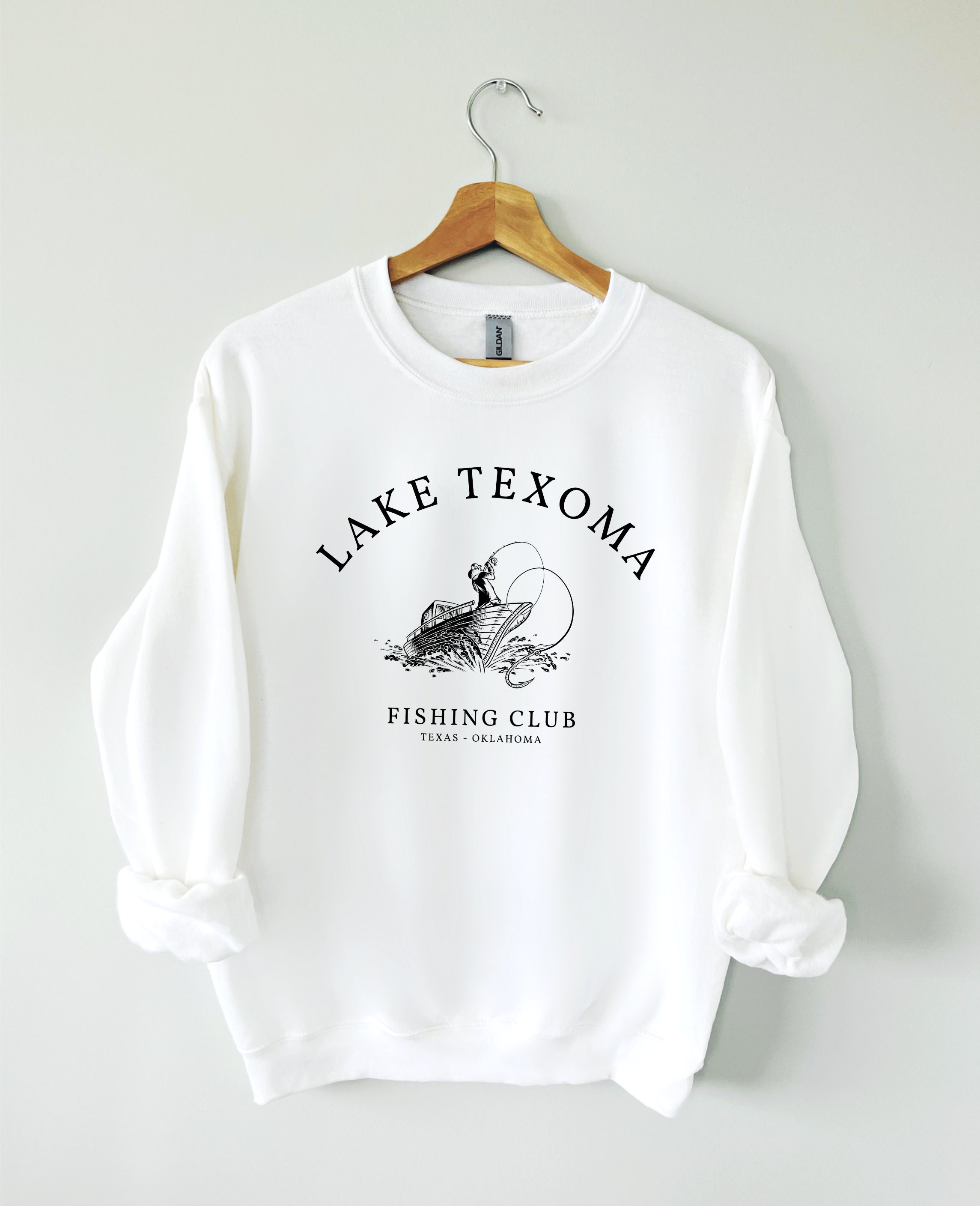 Lake Texoma Sweatshirt, Unisex Sweater, Fishing, Long Sleeve
