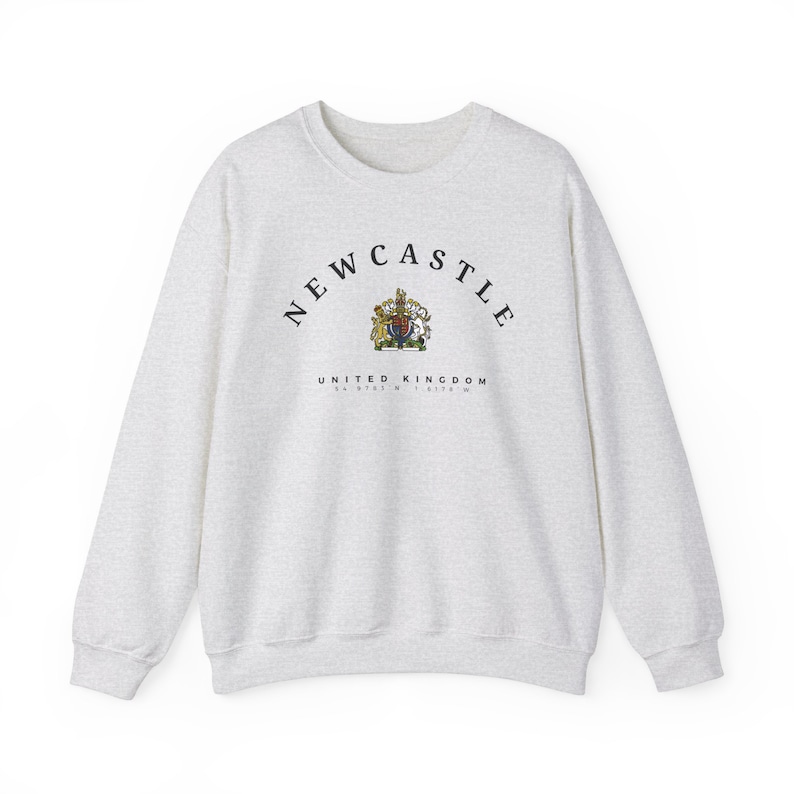 Newcastle Sweatshirt, Newcastle upon Tyne, United Kingdom shirt, Newcastle shirt, Newcastle England, England Shirt, Soft and Comfortable image 3