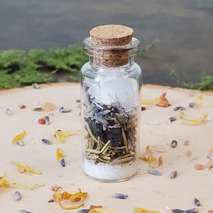 Home Protection Spell Jars, Spell Bottles, Intention Jars, Intention Bottles, Witch Bottle, Witchy Gift, Altar Supplies, Bottle Spells