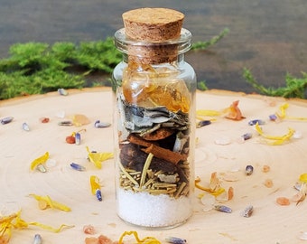 Productivity Spell Jars, Spell Bottles, Intention Jars, Intention Bottles, Witch Bottle, Witchy Gift, Altar Supplies, Bottle Spells, Magick