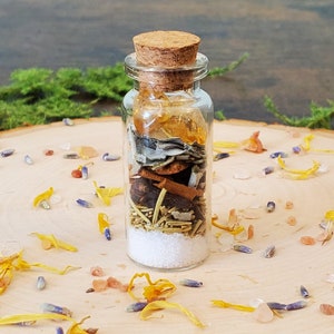 Productivity Spell Jars, Spell Bottles, Intention Jars, Intention Bottles, Witch Bottle, Witchy Gift, Altar Supplies, Bottle Spells, Magick