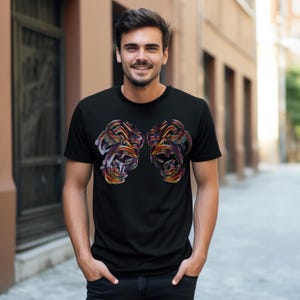Screaming Gorilla T-Shirt,  Silverback Battle, Silverback Tee, Gorilla Roar, Alpha Male Top, Jungle Fan Top, Wildlife Shirt, Wilderness Tee