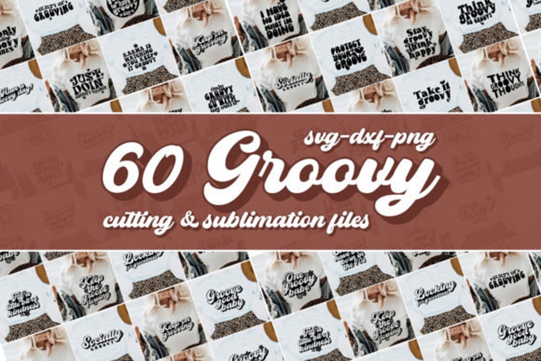 Groovy Svg Bundle Boho Svg Hippie Svg Aesthetic Svg - Etsy