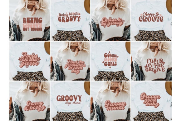 Groovy Svg Bundle Boho Svg Hippie Svg Aesthetic Svg - Etsy