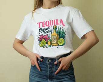 Tequila Cheaper Than Therapy PNG Summertime Png Cinco de Mayo Png Cinco de Mayo Png Adult Humor Png Drinking Png SUBLIMATION ORIGINAL