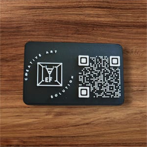 3D Gedruckte QR NFC Visitenkarte | personalisiert| 100% recyceltes Material | 3d gedruckt | QR-Visitenkarte | Nfc Visitenkarte