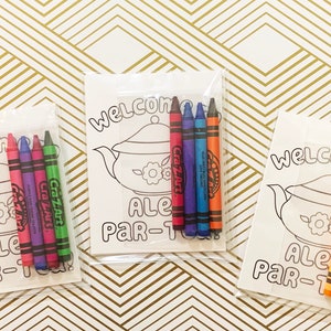 Tea Party Mini Coloring Pages, Coloring Books, Party Favors, Birthday Parties, Tea Party, Themed Birthday Party