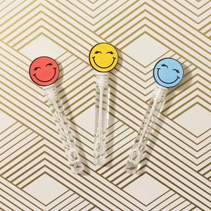 Smiley Face Party Mini Bubbles, Party Favors, Birthday Parties, Smiley Face Party