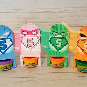 Custom Themed Play Doh Favor, Party Favors, Birthday Parties, Play Doh Favors, Custom Party Favors