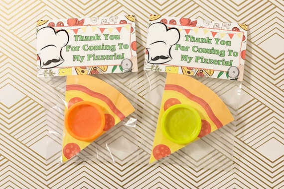 Pizza Themed Play Doh, Play Doh Party Favors, Play Doh, Birthday Parties,  Kids Party Favors, Play Doh Favors 