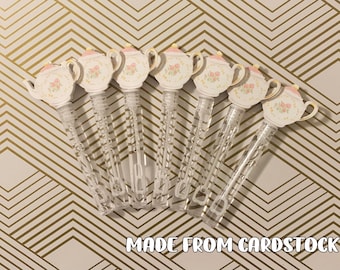 Tea Party Mini Bubbles, Party Favors, Birthday Parties, Tea Party, Bubble Wands