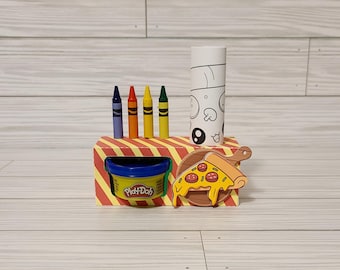 Pizza Party Party Favor Box, Party Favors, Birthday Parties, Pizza Themed, 1st Birthday Party, Play Doh, Coloring Pages, Activity Box