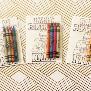 Football Party Mini Coloring Books, Party Favors, Birthday Parties, Football Party, Football Team