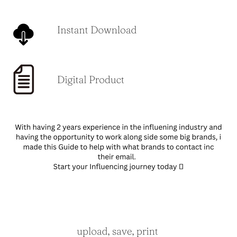 Basic Brand Email List for Influencers Tracker Brand Contact List