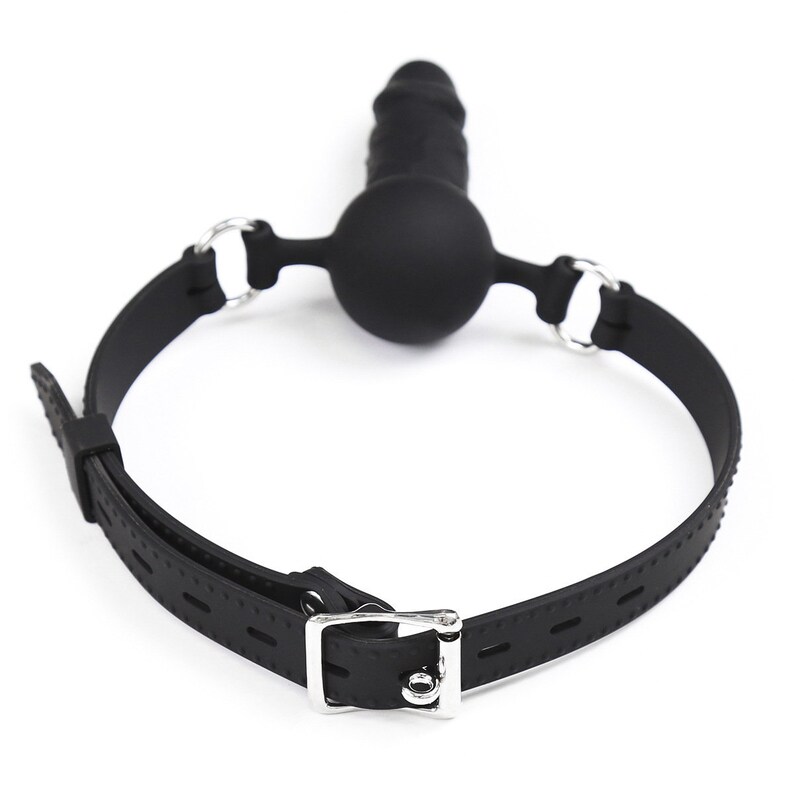 Anti Spit Deep Throat Dildo Gag Male Ball Etsy Uk 