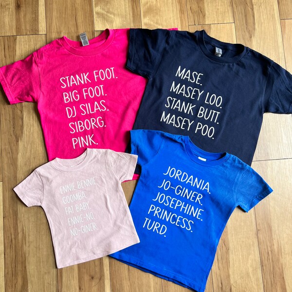 Nickname Shirt Toddler Etsy