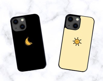 Matching iPhone Case, couple, anniversary, relationship, sun, moon, matching couples