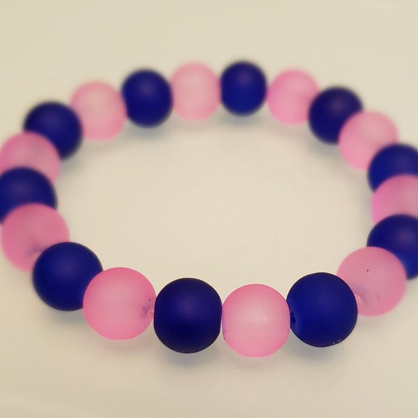 Pink and Navy Blue - Etsy