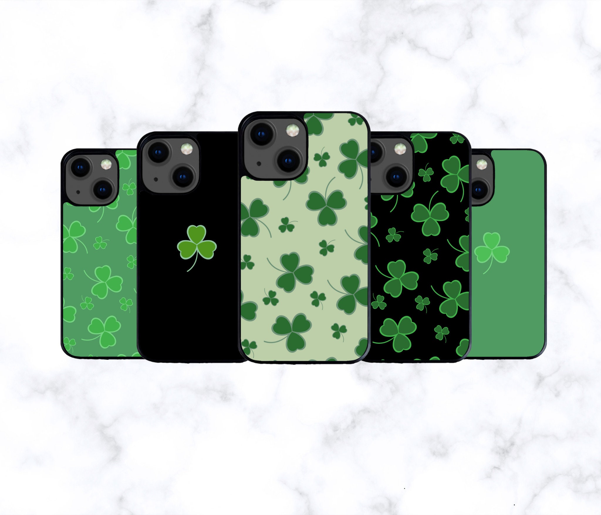 St. Patrick's Day iPhone Case, Green Clover Case, Shamrock, St. Patty's Day, Good Luck Case, Green Clover, Leprechaun, 4 Leaf Clover Case