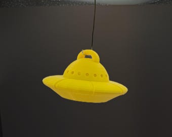 UFO Geocache  (3D Printed, Various Colors)